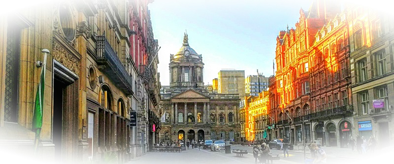 view of Liverpool town hall from Castle street